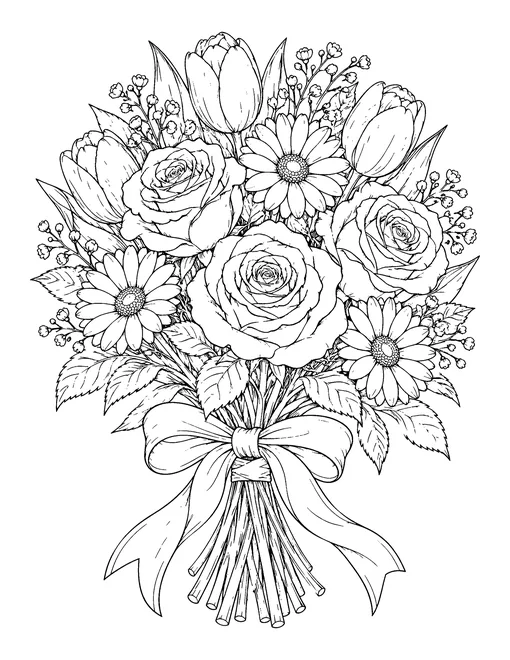 Nature coloring pages